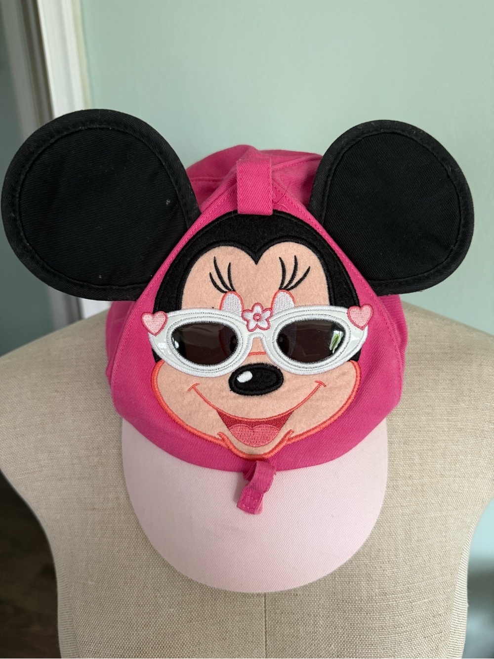 Walt Disney World Disneyland Resort Pink Minnie Mouse Ears Toddler Hat